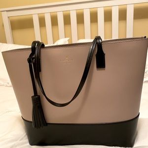 Kate Spade Taupe Tote Bag